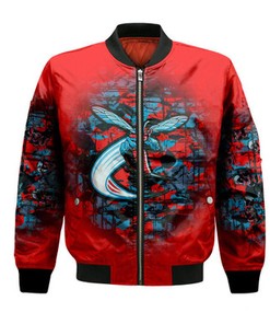 Delaware State Hornets Bomber Jacket Camouflage Vintage  - NCAA