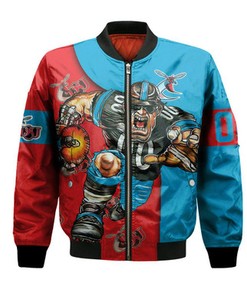 Delaware State Hornets Bomber Jacket Football Go On - NCAA