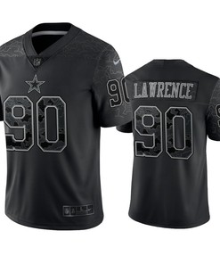 Demarcus Lawrence 90 Dallas Cowboys Black Reflective Limited Jersey - Men
