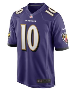 Demarcus Robinson Baltimore Ravens Game Player Jersey - Purple