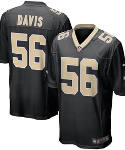 Demario Davis New Orleans Saints Game Player Jersey - Black Nfl