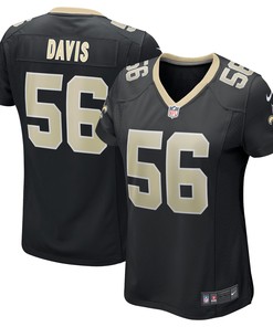 Demario Davis New Orleans Saints Womens Game Jersey - Black Nfl