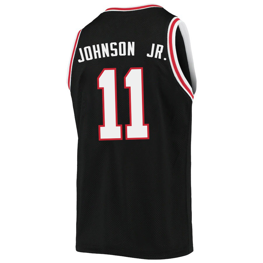 Demarshay Johnson Jr. 11 San Diego State Aztecs 2023 Basketball Jersey- Men Black