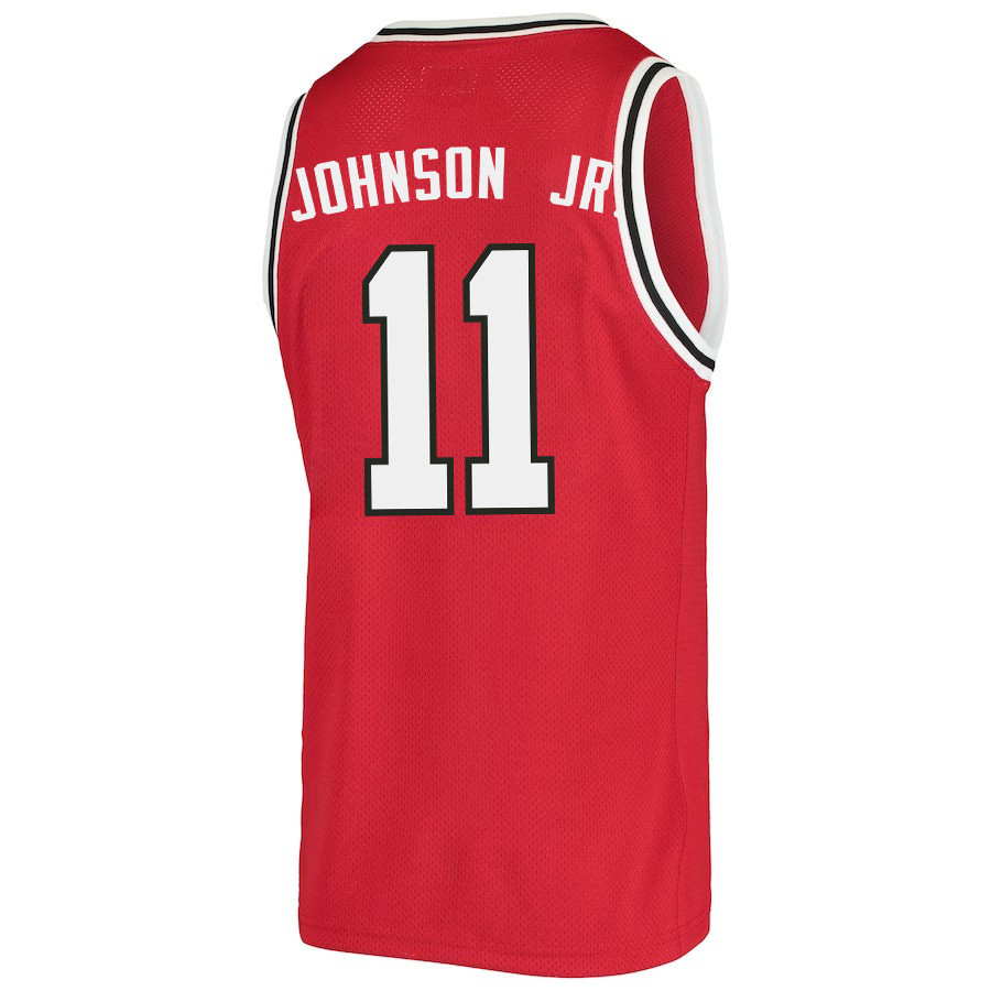 Demarshay Johnson Jr. 11 San Diego State Aztecs 2023 Basketball Jersey- Men Red