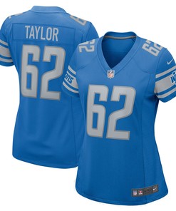 Demetrius Taylor Detroit Lions Womens Player Game Jersey - Blue Nfl