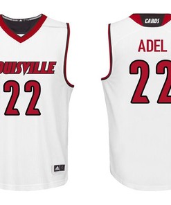 Deng Adel 22 Louisville Cardinals College Basketball Men Jersey - White