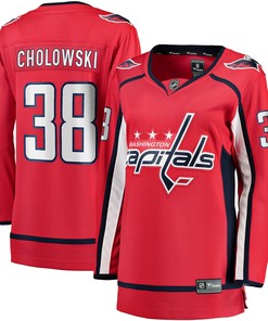 Dennis Cholowski Washington Capitals Fanatics Branded Womens Home Breakaway Player Jersey - Red Nhl