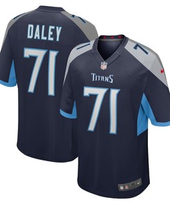 Dennis Daley Tennessee Titans Game Player Jersey - Navy