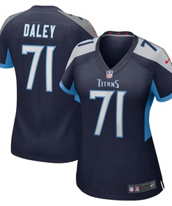 Dennis Daley Tennessee Titans Women's Game Player Jersey - Navy