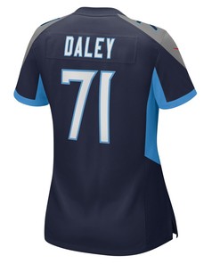 Dennis Daley Tennessee Titans Women's Game Player Jersey - Navy