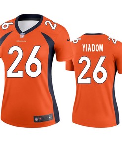 Denver Broncos #26 Isaac Yiadom Orange Legend Jersey