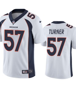 Denver Broncos Billy Turner 57 White Vapor Limited Jersey - Men's