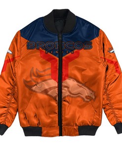 Denver Broncos Bomber Jacket Drinking style - NFL