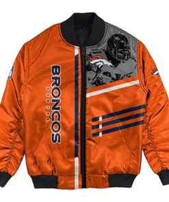 Denver Broncos Bomber Jacket Personalized Football For Fan- NFL
