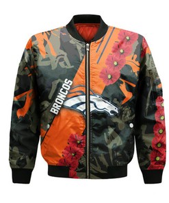 Denver Broncos Bomber Sport Style Keep Go on- NFL