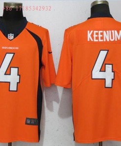 Denver Broncos Case Keenum #4 2020 Nfl Orange Jersey Jersey