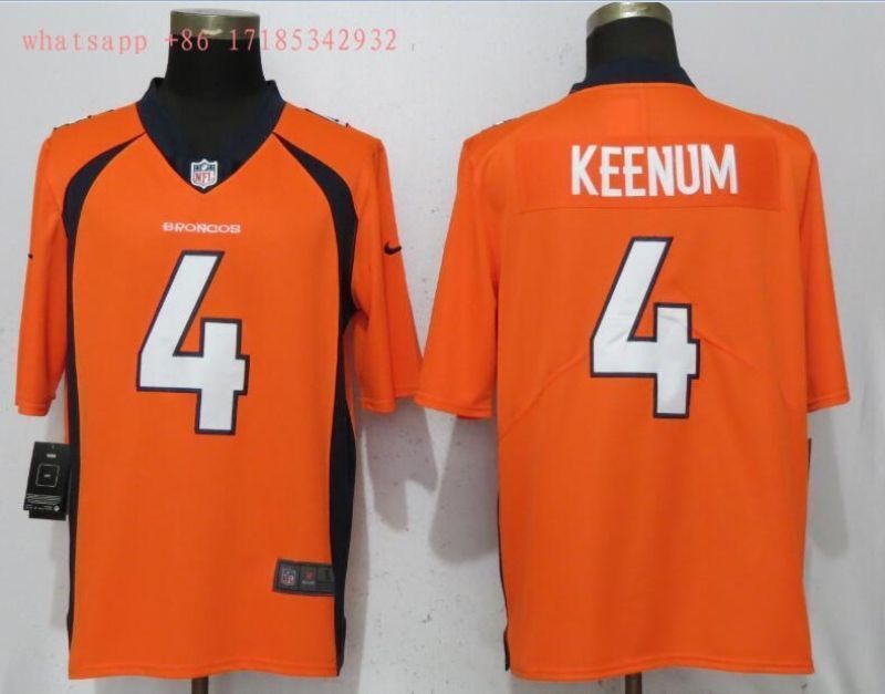 Denver Broncos Case Keenum #4 2020 Nfl Orange Jersey Jersey