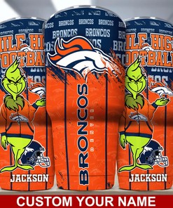 Denver Broncos Custom Name Tumbler - Customized Tumbler to Support Your Broncos