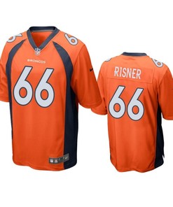 Denver Broncos Dalton Risner 2019 Nfl Draft Orange Game Jersey
