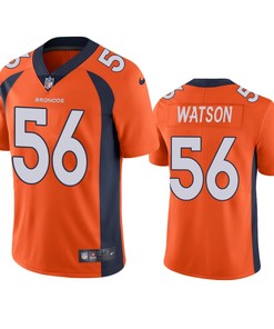 Denver Broncos Dekoda Watson Orange Vapor Untouchable Limited Jersey