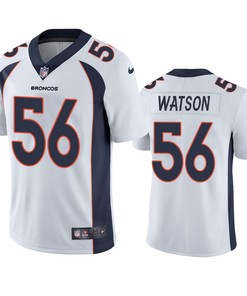 Denver Broncos Dekoda Watson White Vapor Untouchable Limited Jersey