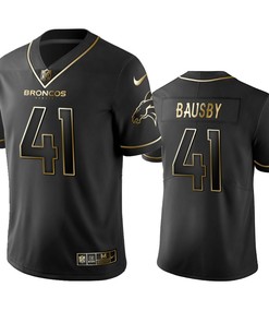 Denver Broncos Devante Bausby Black Golden Edition 2019 Vapor Limited Jersey - Mens
