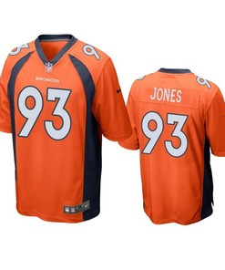 Denver Broncos Dremont Jones 2019 Nfl Draft Orange Game Jersey
