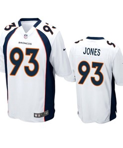 Denver Broncos Dremont Jones 2019 Nfl Draft White Game Jersey