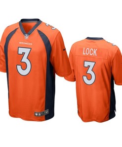 Denver Broncos Drew Lock 2019 Nfl Draft Orange Game Jersey