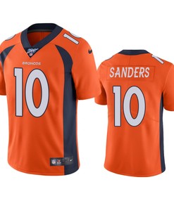 Denver Broncos Emmanuel Sanders Orange 100th Season Vapor Limited Jersey