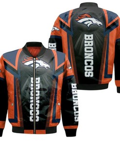 Denver Broncos For Fans Bomber Jacket Model 1763