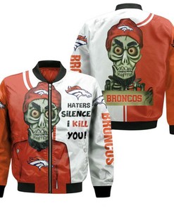 Denver Broncos Haters I Kill You 3D Bomber Jacket Model 1765