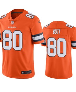 Denver Broncos Jake Butt Orange Nike Color Rush Limited Jersey