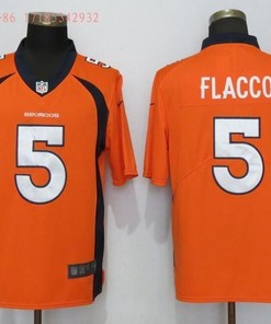 Denver Broncos Joe Flacco #5 2020 Nfl Orange Jersey Jersey