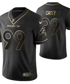 Denver Broncos Jurrell Casey 99 2021 Nfl Golden Brandedition Black Jersey Gift For Broncos Fans