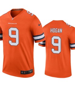 Denver Broncos Kevin Hogan Orange Color Rush Legend Jersey