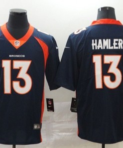 Denver Broncos Kj Hamler #13 Nfl 2020 Black Blue Jersey