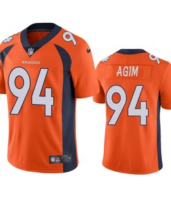 Denver Broncos Mctelvin Agim Orange Vapor Untouchable Limited Jersey
