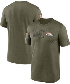 Denver Broncos Men 2022 Salute to Service Legend Team T-Shirt - Olive