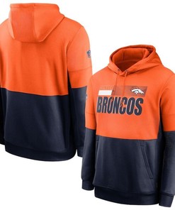 Denver Broncos Nfl 2020 Orange Hoodie Jersey