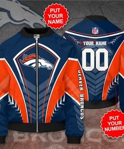 Denver Broncos Personalized DB Bomber Jacket