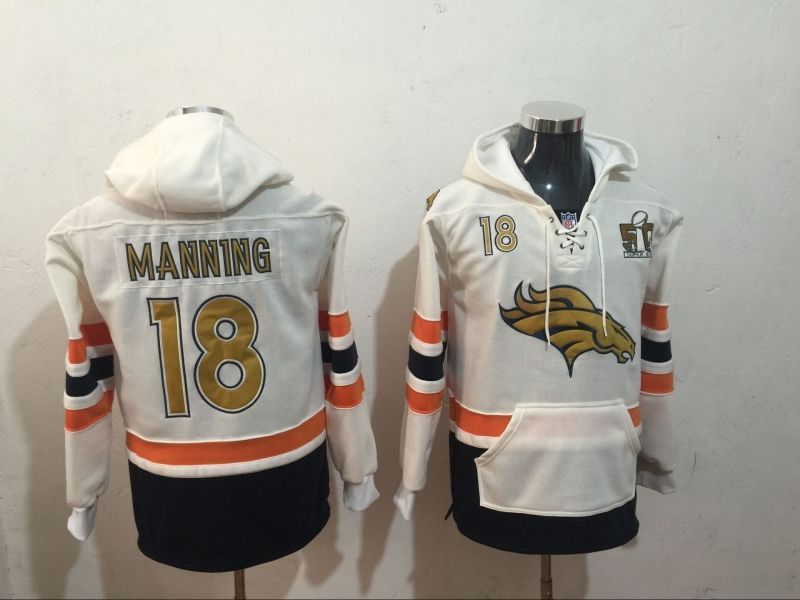 Denver Broncos Peyton Manning #18 Nfl 2020 White Jersey