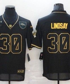 Denver Broncos Phillip Lindsay #30 Nfl 2020 Black Jersey