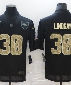Denver Broncos Phillip Lindsay #30 Nfl 2020 Black Jersey