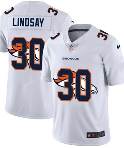 Denver Broncos Phillip Lindsay #30 Nfl 2020 White Jersey