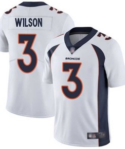 Denver Broncos Russell Wilson 3 Nfl American Football White Game Jersey Gift For Broncos Fans