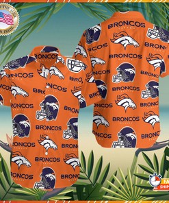 Denver Broncos Summer Outfit Hawaii Aloha Hawaiian Shirts Men Women Fashion Hot
