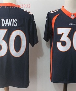 Denver Broncos Terrell Davis #30 2020 Nfl Black Jersey Jersey