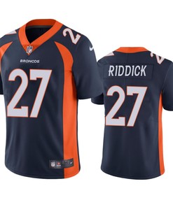 Denver Broncos Theo Riddick Navy Vapor Limited Jersey