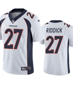 Denver Broncos Theo Riddick White Vapor Limited Jersey